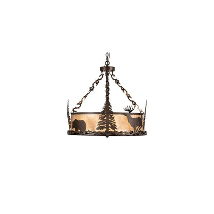 4 Light 26" Wide Pendant