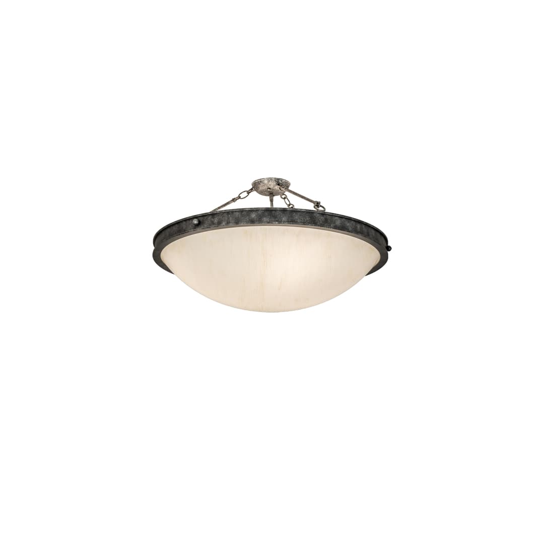 Dionne 3 Light 31" Wide Semi-Flush Bowl Ceiling Fixture