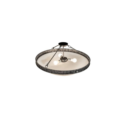 Dionne 3 Light 31" Wide Semi-Flush Bowl Ceiling Fixture