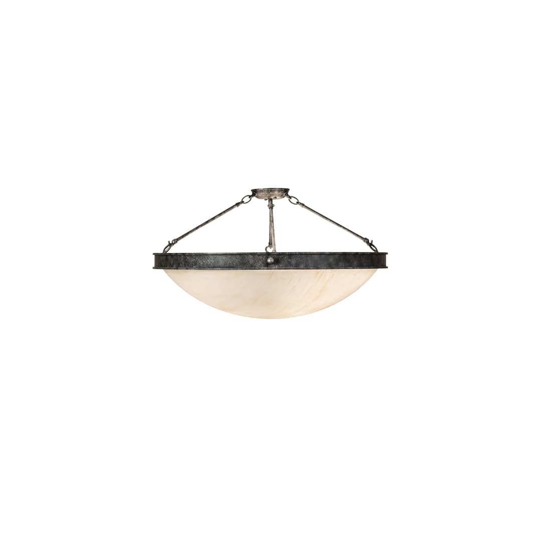 Dionne 3 Light 31" Wide Semi-Flush Bowl Ceiling Fixture