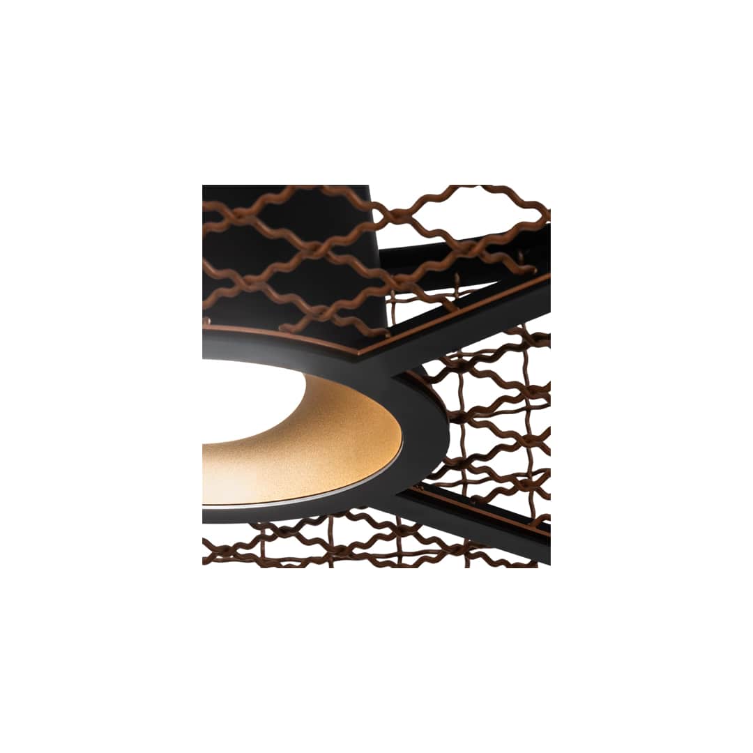 30" Wide Cage Pendant