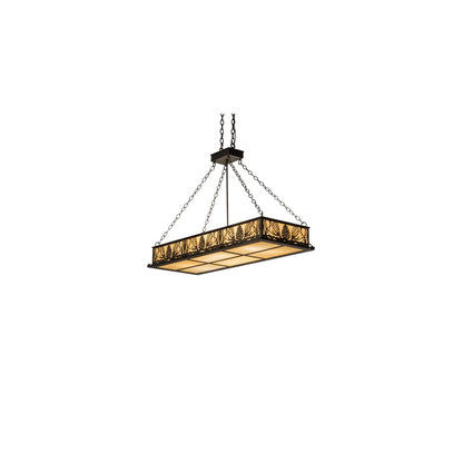 8 Light 48" Wide Linear Pendant