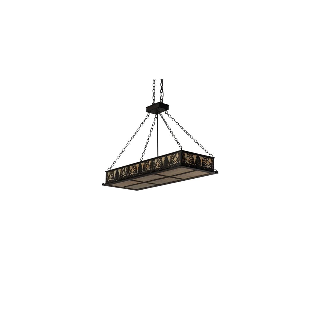 8 Light 48" Wide Linear Pendant
