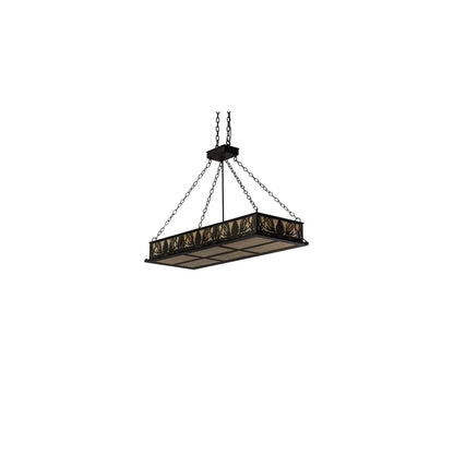 8 Light 48" Wide Linear Pendant