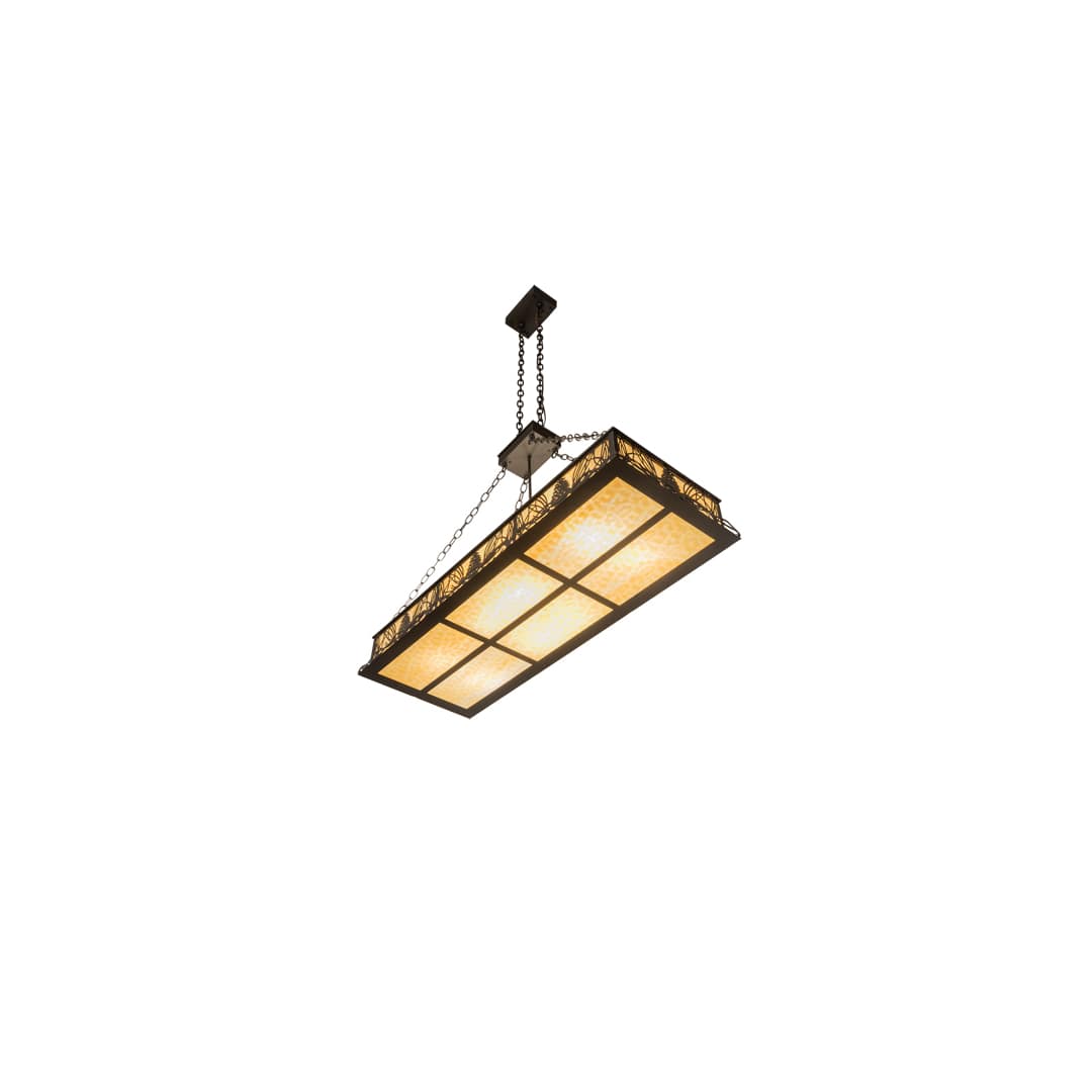 8 Light 48" Wide Linear Pendant