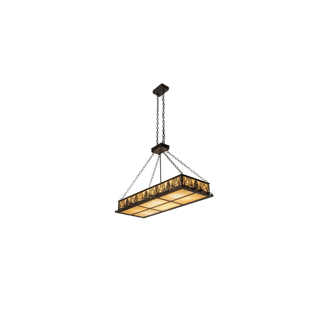 8 Light 48" Wide Linear Pendant