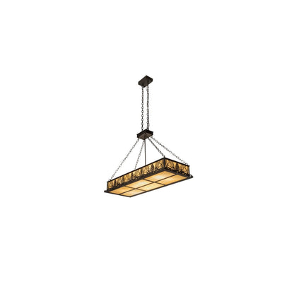 8 Light 48" Wide Linear Pendant