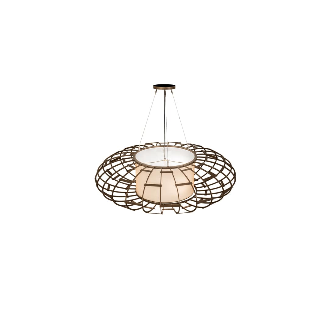 3 Light 48" Wide Pendant