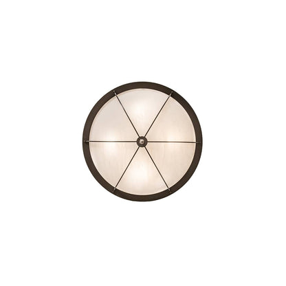 Dominga 4 Light 24" Wide Flush Mount Bowl Ceiling Fixture - Timeless Bronze Finish