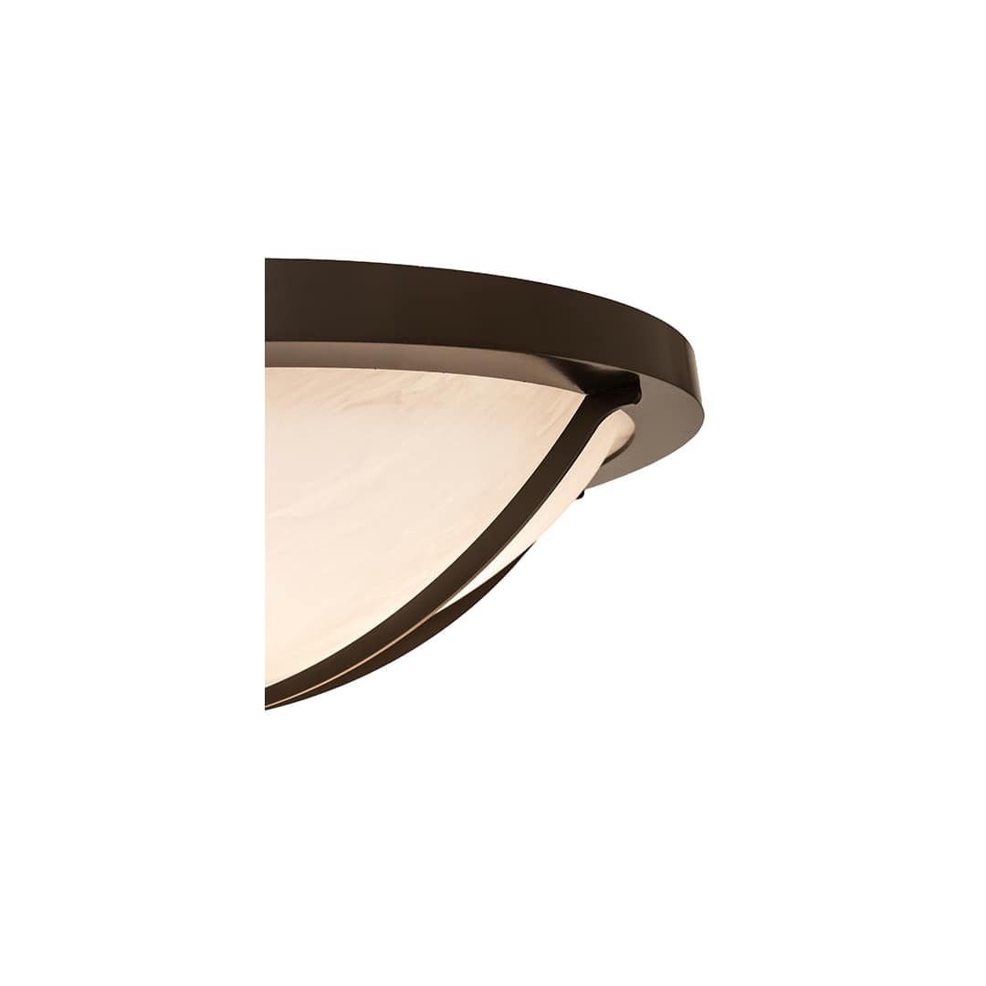 Dominga 4 Light 24" Wide Flush Mount Bowl Ceiling Fixture - Timeless Bronze Finish