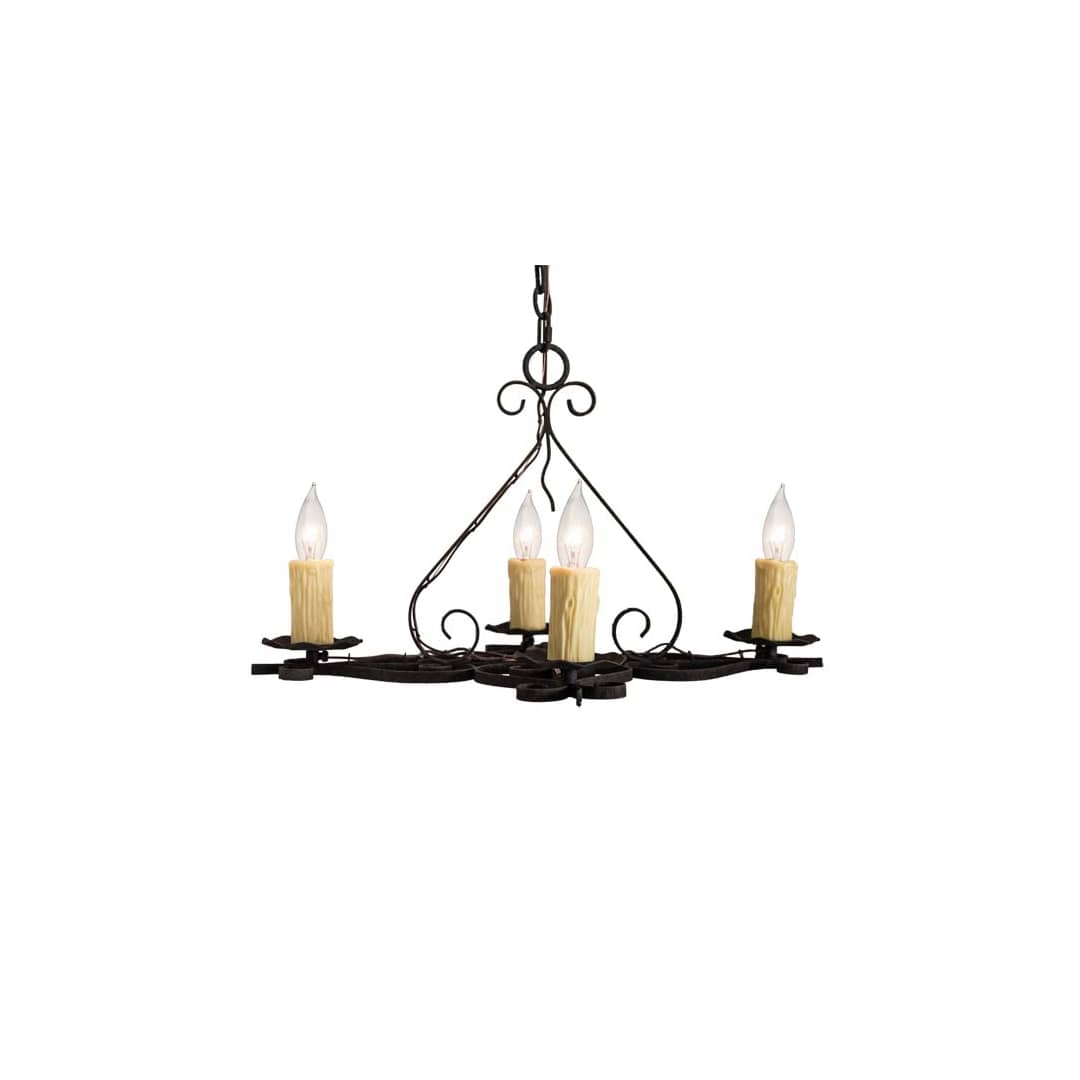 Elianna 4 Light 22" Wide Taper Candle Style Chandelier