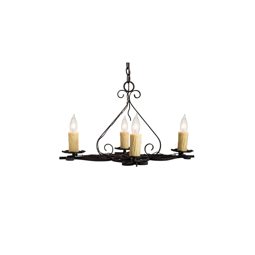 Elianna 4 Light 22" Wide Taper Candle Style Chandelier