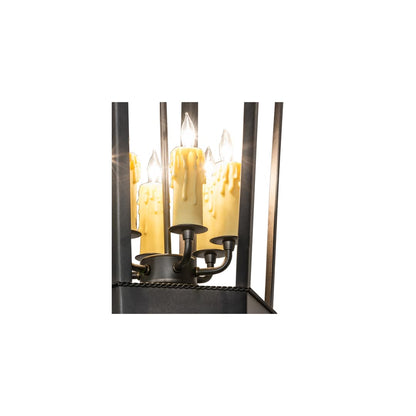 6 Light 20" Wide Taper Candle Pendant