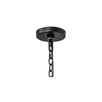 6 Light 20" Wide Taper Candle Pendant