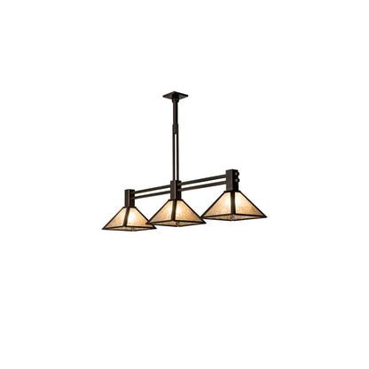 3 Light 45" Wide Linear Pendant