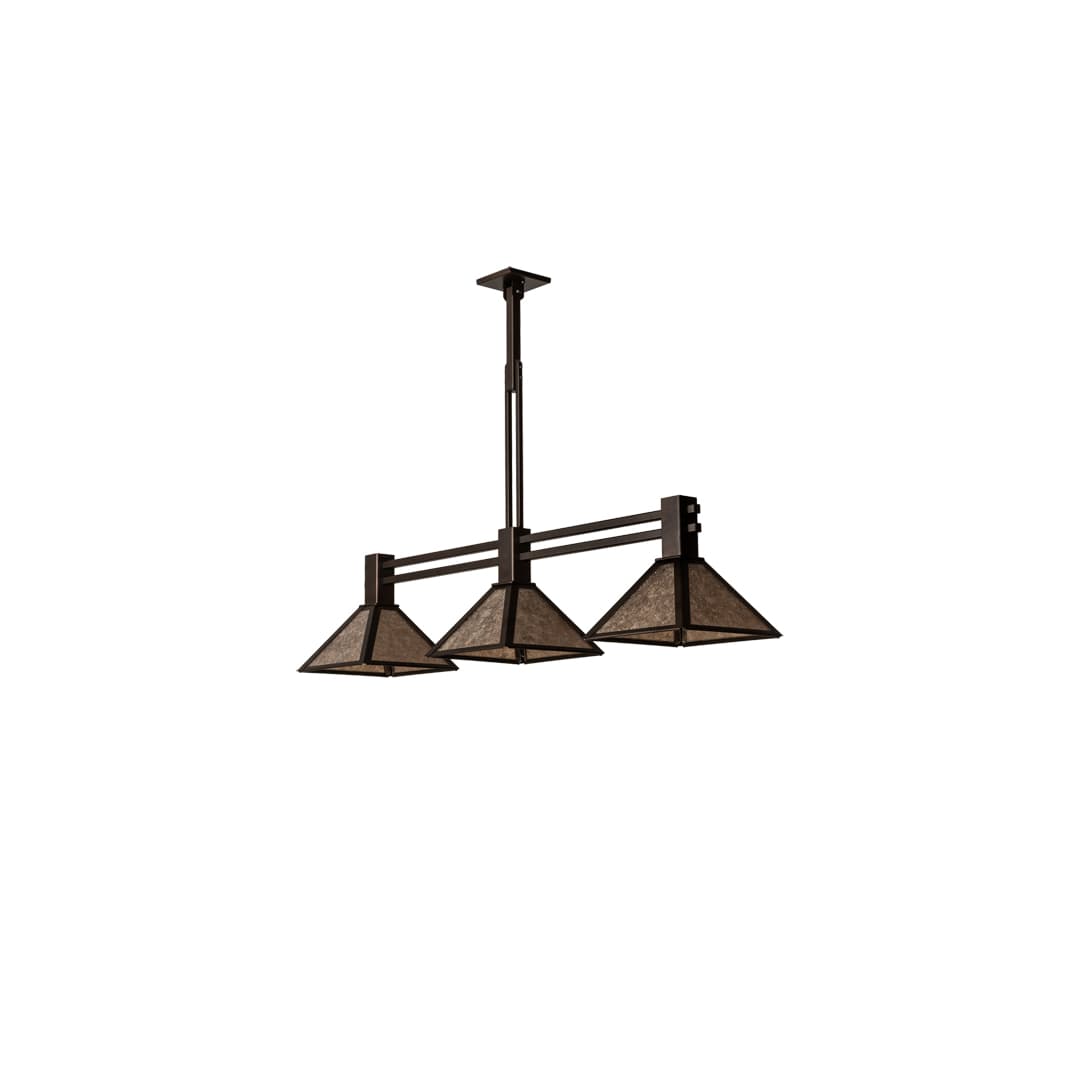 3 Light 45" Wide Linear Pendant