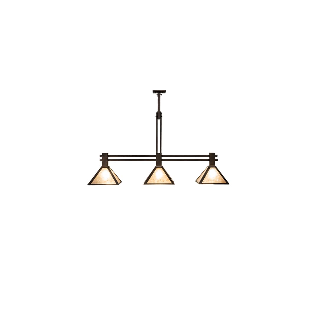 3 Light 45" Wide Linear Pendant