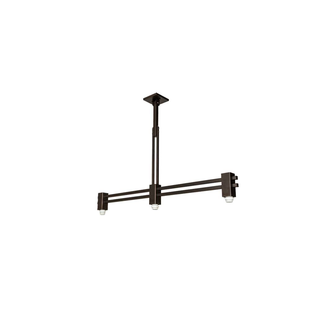 3 Light 45" Wide Linear Pendant