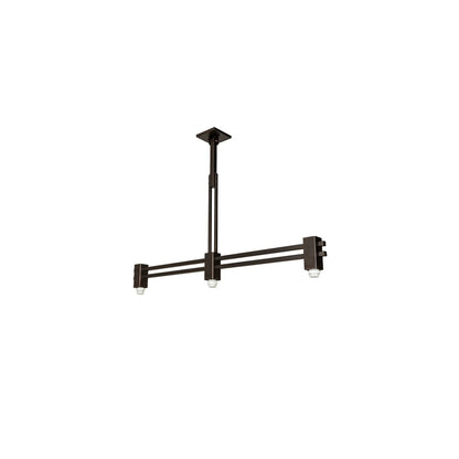 3 Light 45" Wide Linear Pendant