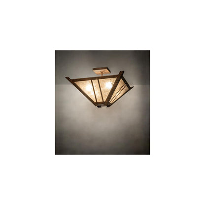 Arta 4 Light 32" Wide Semi-Flush Ceiling Fixture - Copper Finish
