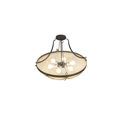 6 Light 27" Wide Pendant