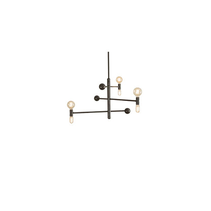 Alva 3 Light 36" Wide Sputnik Chandelier
