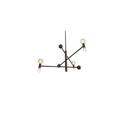 Alva 3 Light 36" Wide Sputnik Chandelier