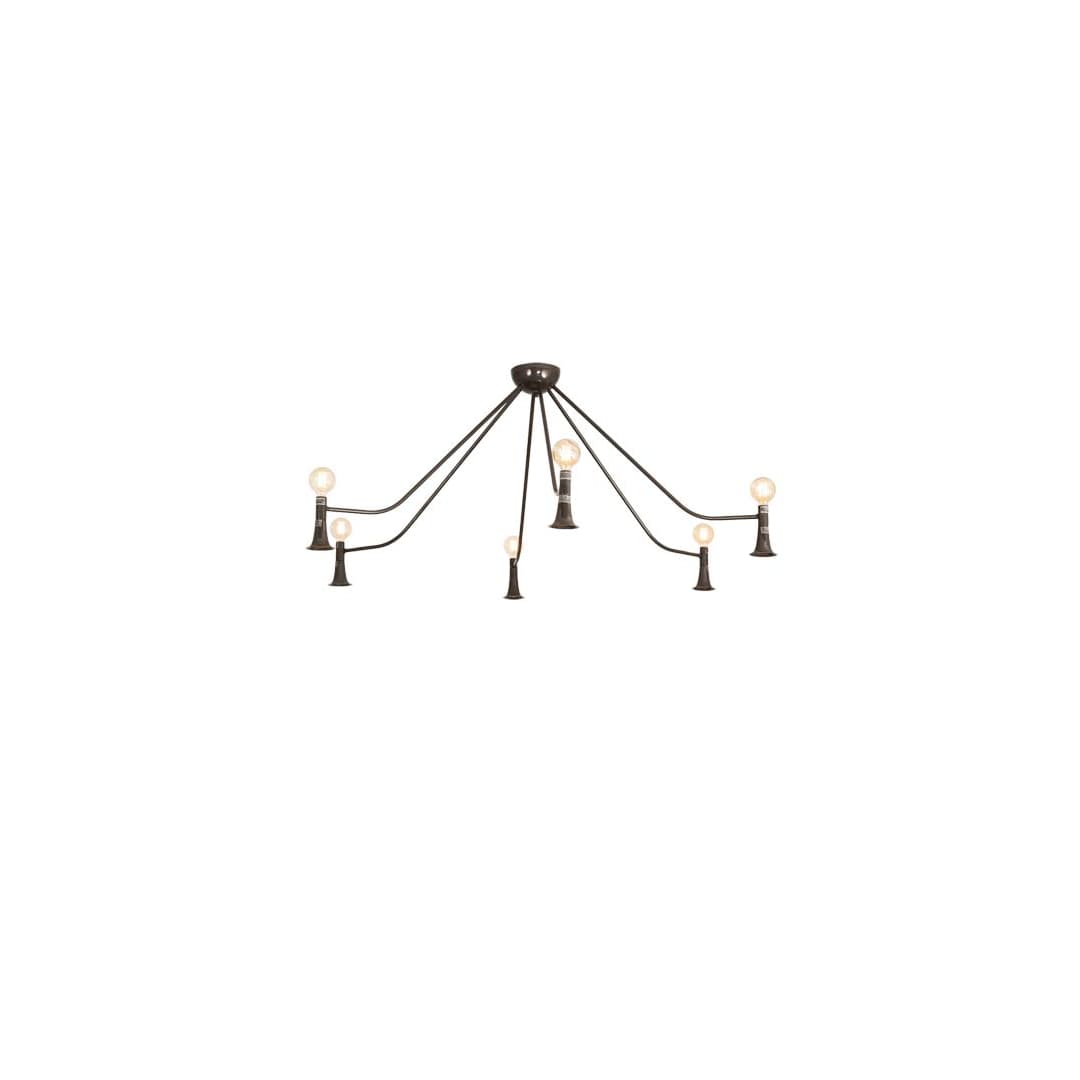 Alva 6 Light 76" Wide Abstract Chandelier