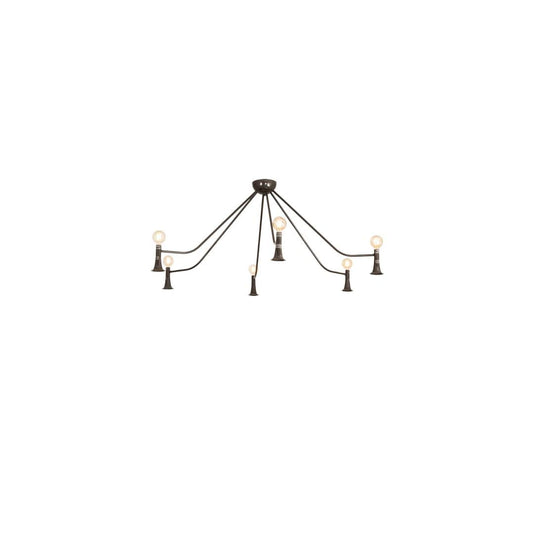 Alva 6 Light 76" Wide Abstract Chandelier