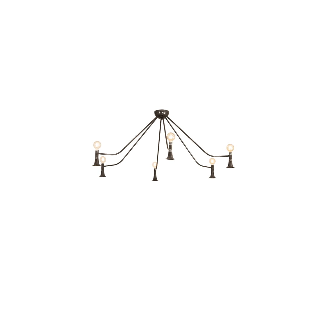 Alva 6 Light 76" Wide Abstract Chandelier