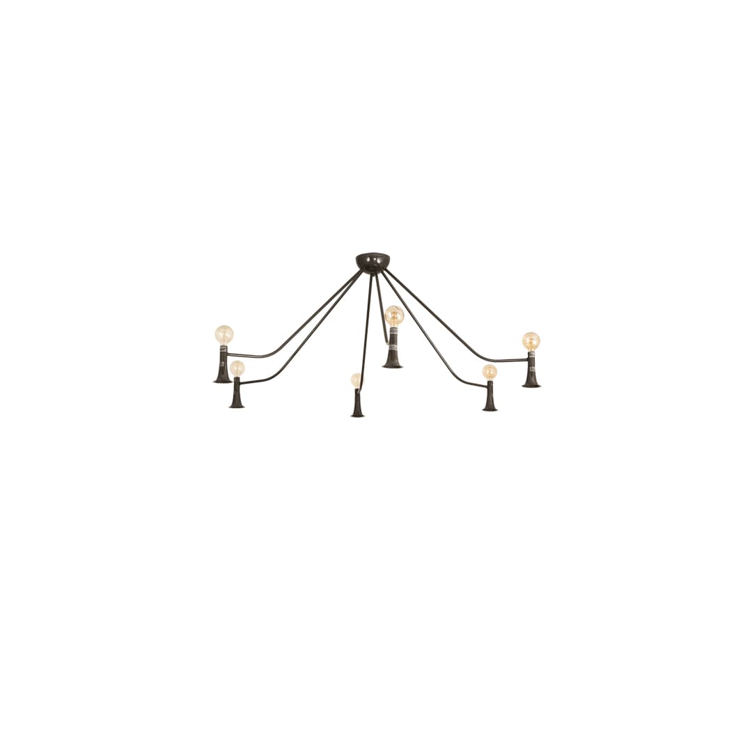 Alva 6 Light 76" Wide Abstract Chandelier