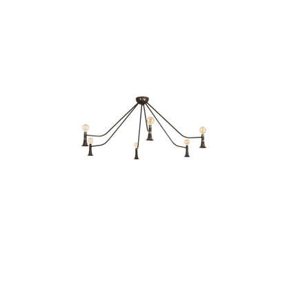 Alva 6 Light 76" Wide Abstract Chandelier