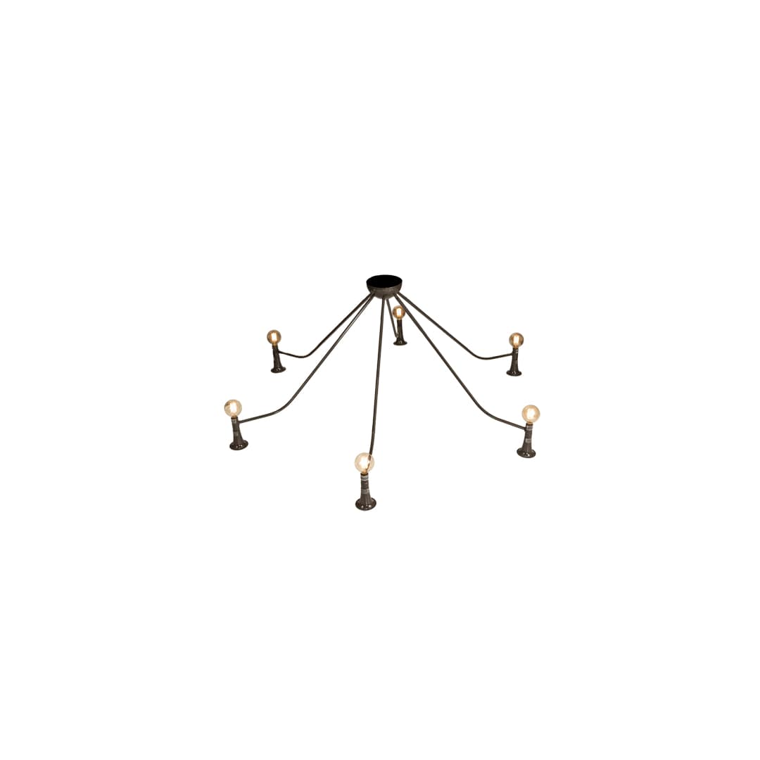 Alva 6 Light 76" Wide Abstract Chandelier