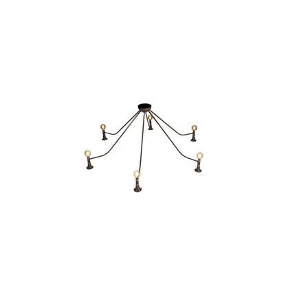 Alva 6 Light 76" Wide Abstract Chandelier