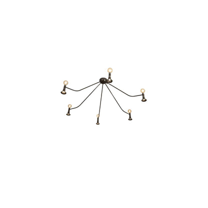 Alva 6 Light 76" Wide Abstract Chandelier
