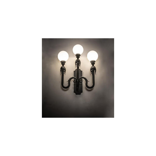 Strasbourg 3 Light 36" Tall Wall Sconce