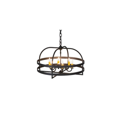 Aldari 6 Light 23" Wide Taper Candle Style Chandelier