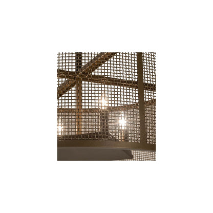 4 Light 24" Wide Cage Pendant