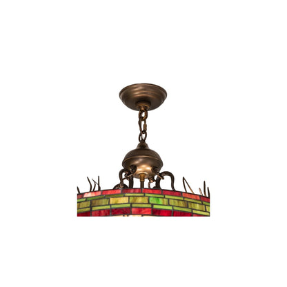 4 Light 24" Wide Pendant