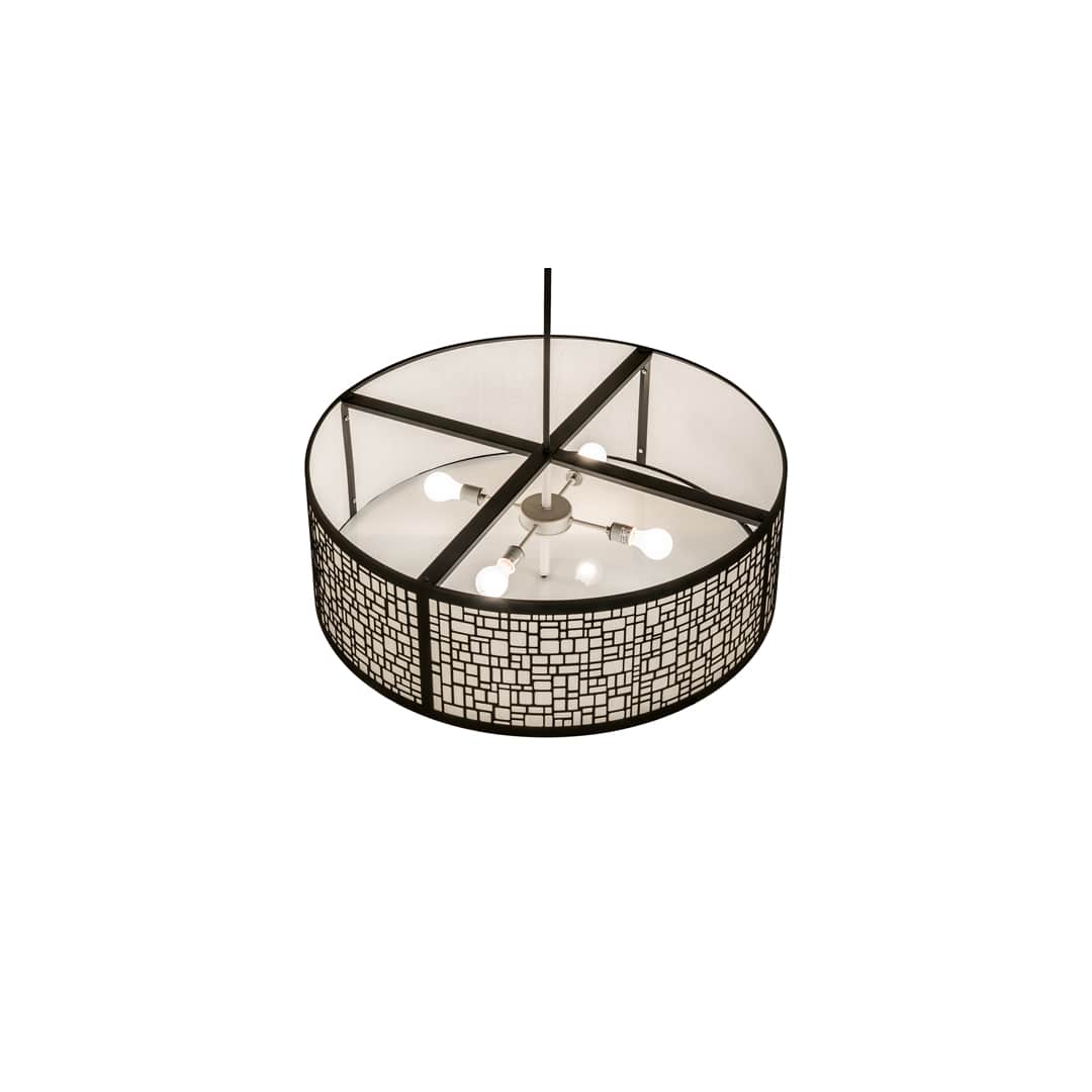 4 Light 36" Wide Pendant