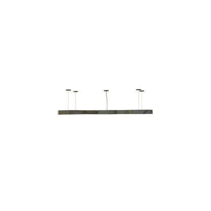7 Light 88" Wide Suspension Linear Pendant