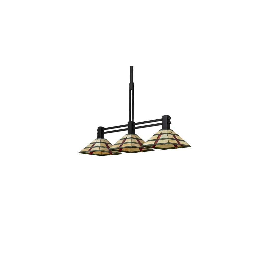 3 Light 48" Wide Linear Pendant