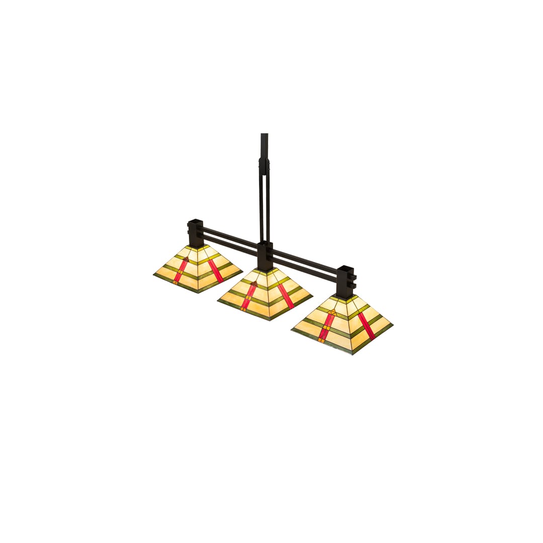 3 Light 48" Wide Linear Pendant