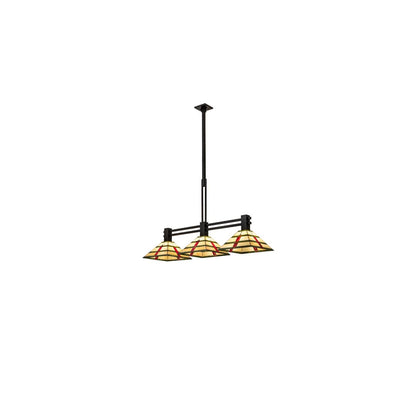 3 Light 48" Wide Linear Pendant