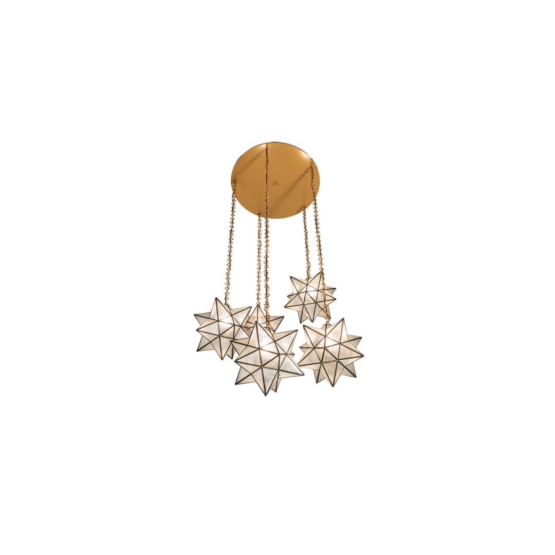 5 Light 45" Wide Multi Light Pendant