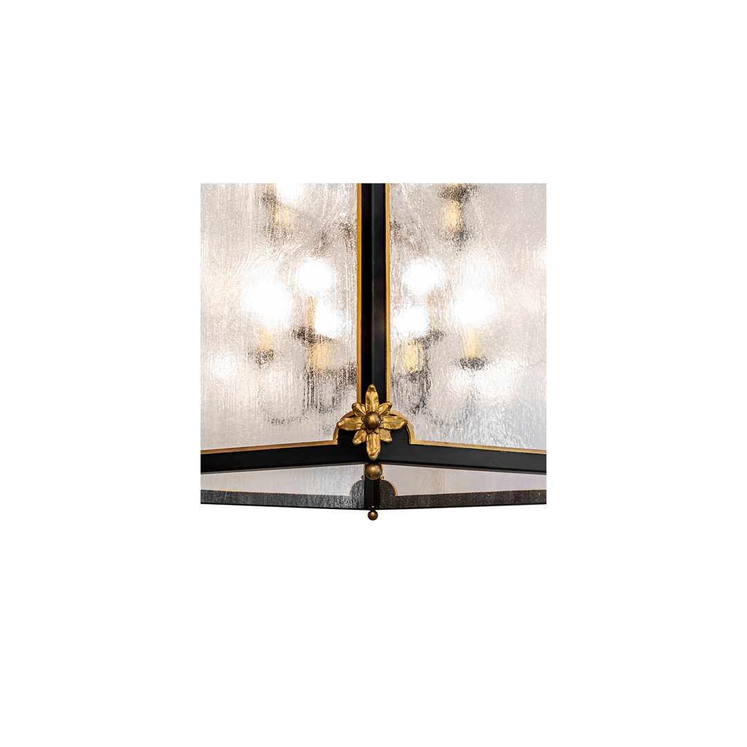 12 Light 48" Wide Taper Candle Pendant