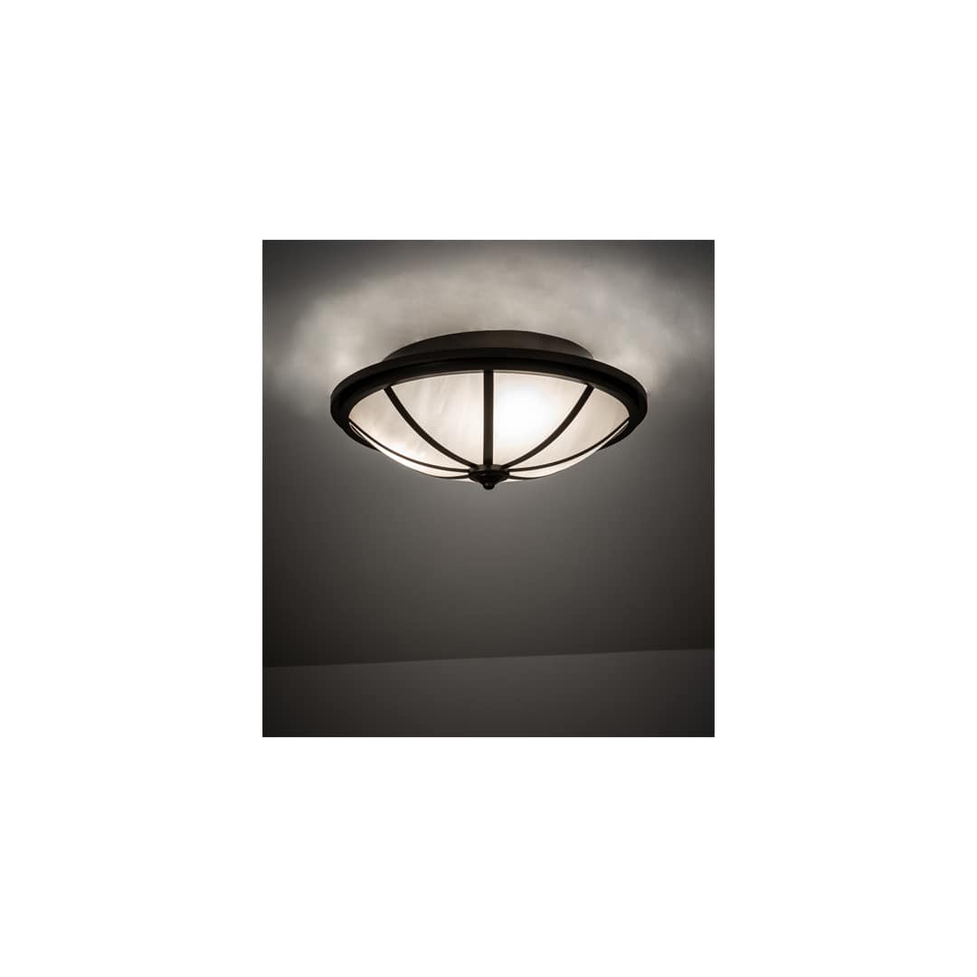 Commerce 3 Light 16" Wide Semi-Flush Bowl Ceiling Fixture