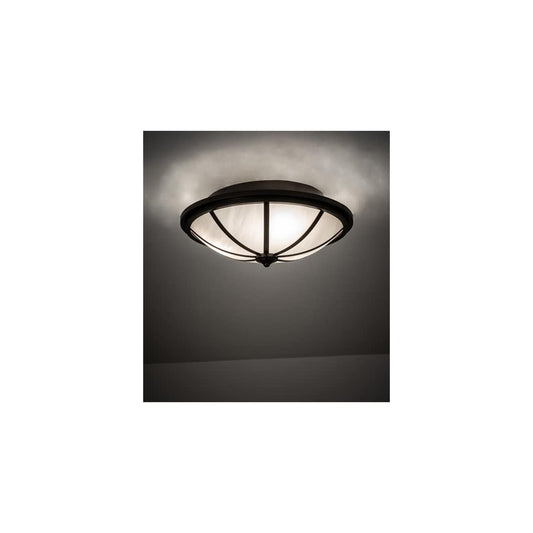 Commerce 3 Light 16" Wide Semi-Flush Bowl Ceiling Fixture