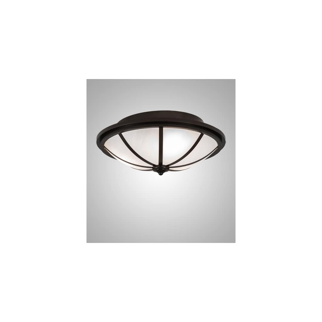 Commerce 3 Light 16" Wide Semi-Flush Bowl Ceiling Fixture