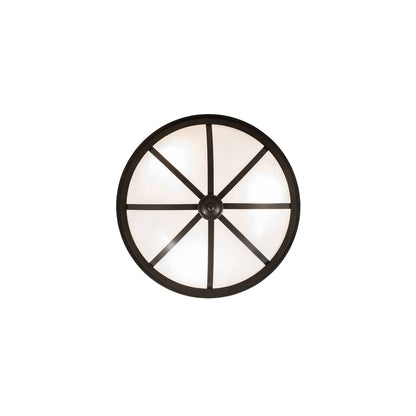 Commerce 3 Light 16" Wide Semi-Flush Bowl Ceiling Fixture